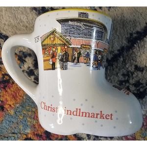 Christkindlmarket 2019 Milwaukee BOOT Mug Christkindl Christmas Market Ceramic
